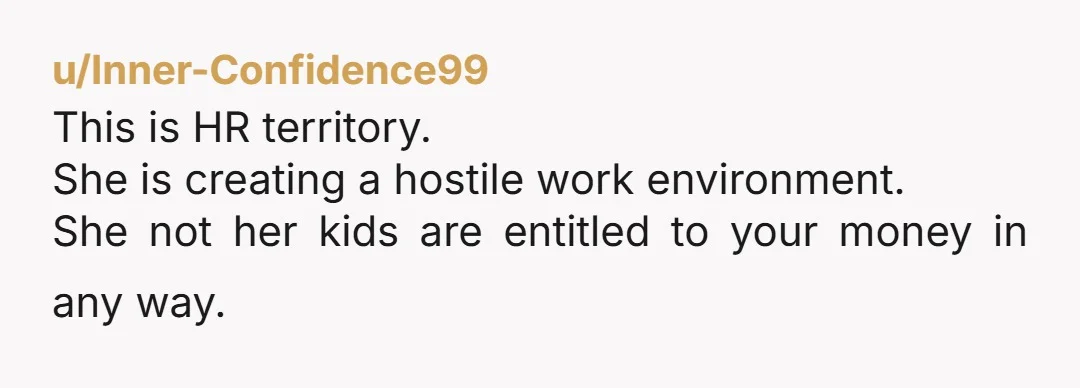 u/Stock-Cell1556 I don't think this should even be allowed at work. Selling things, asking for donations, any of it.