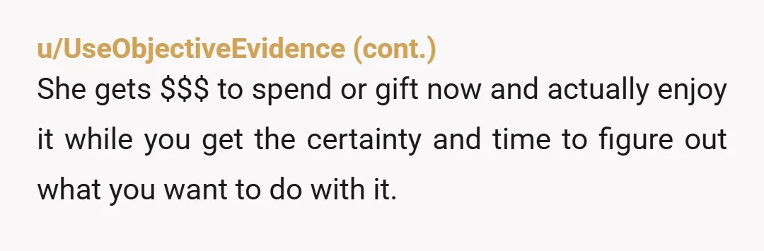 u/ekkidee Trying to control who lives next door is housing discrimination. Don't even think about going there. Trying to grab "the asset" with no consideration for estate, heirs, family, or...