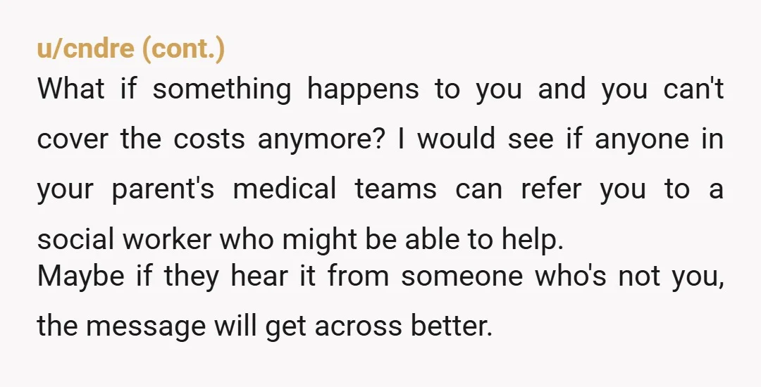 u/Lilliekins Present it as, "if anything we're to happen to me, I wouldn't want you to have to move out. Let's find a place you won't have to leave." NTA