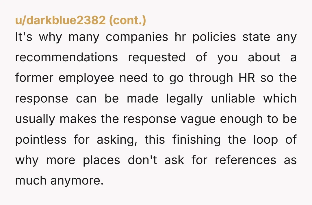 u/OutsidePhilosopher43
I kind of wanna ask what’s the name of the former company and your former boss.
Just so I know I don’t do business with them.