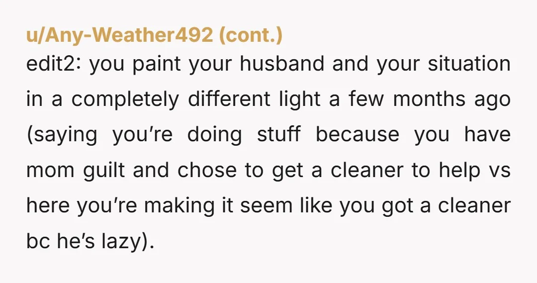 u/SeaAnt139
He is lazy and you're enabling him. Get another partner with the same ambitions as you.