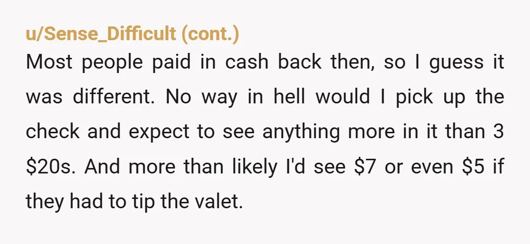 u/Kene6969
These people should have been grateful to receive any tip at all! Their comment is just disgusting.
Never go back to that place again. 