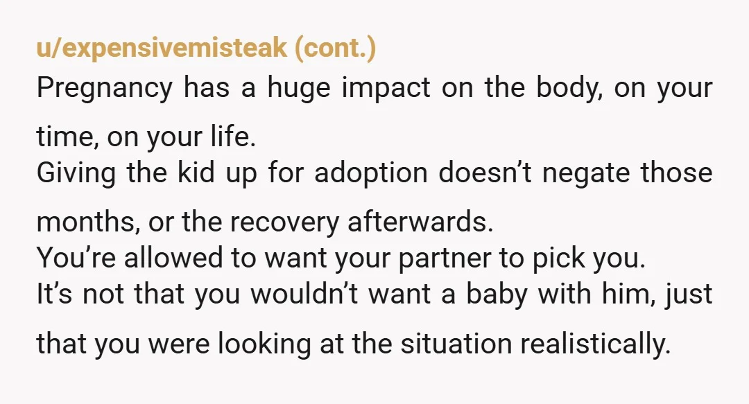 u/chunkymajor "I'm going crazy thinking that the baby had more value to him than me." That's because he's an irresponsible and misogynistic loser.  Trust me if you had kept the...