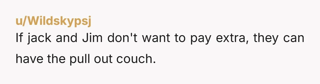 u/SnooCrickets861 NOR I’ve taken several friend vacations with 12+ people and this is how we do it. If people are sharing, they pay less. Couples with privacy pay a little...