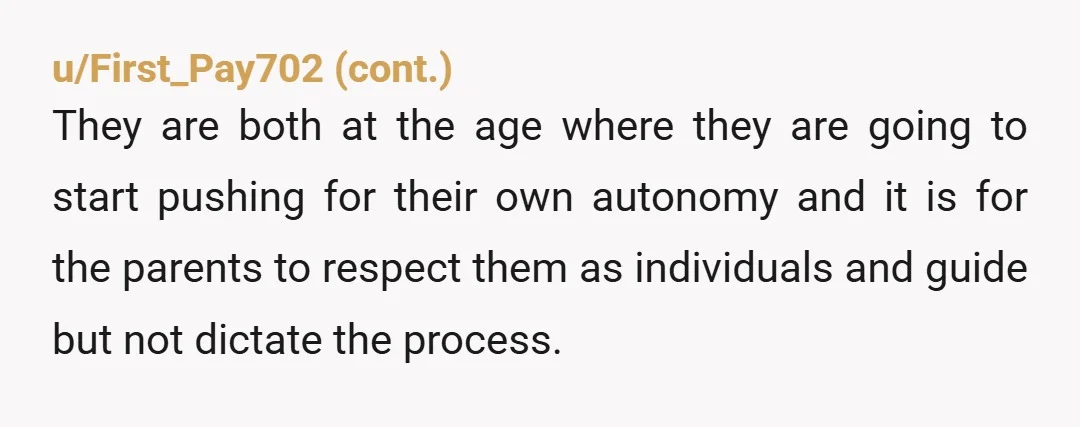 u/Medusa_7898 You are the BEST kind of dad. Thank you for standing up for her autonomy. I hope your wife can figure out how to accept her as she is....