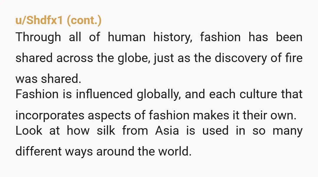 u/Infamous-Cash9165 NTA I would just comment on his page, “some people who have no idea about my culture are complaining about you wearing this outfit, that person does not represent...