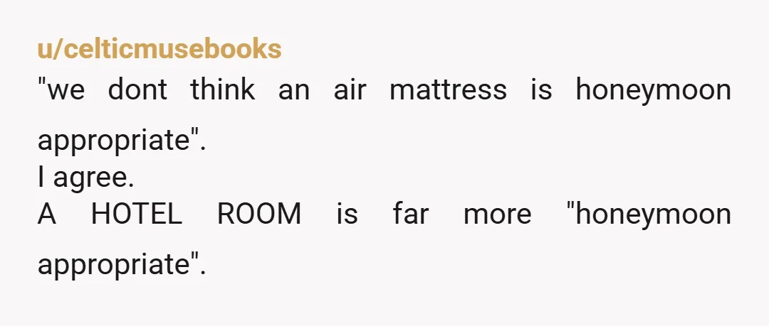 u/Chaoticgood790
“There’s a bunch of hotels that would be happy to have you if you find the free guest room not adequate”
NTA