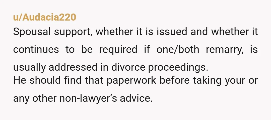u/Is_It_Soup_Season Info: did your mom work while married to your father? Full or part time? Did she take time off to care for you as a young child? Edit: YTA...