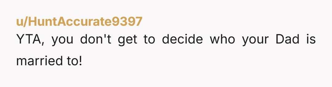u/Hopeful-Artichoke449 Your dad is the issue here. She goes and he will just replace her with another one just like her. Focus on your future and working/saving every penny to...