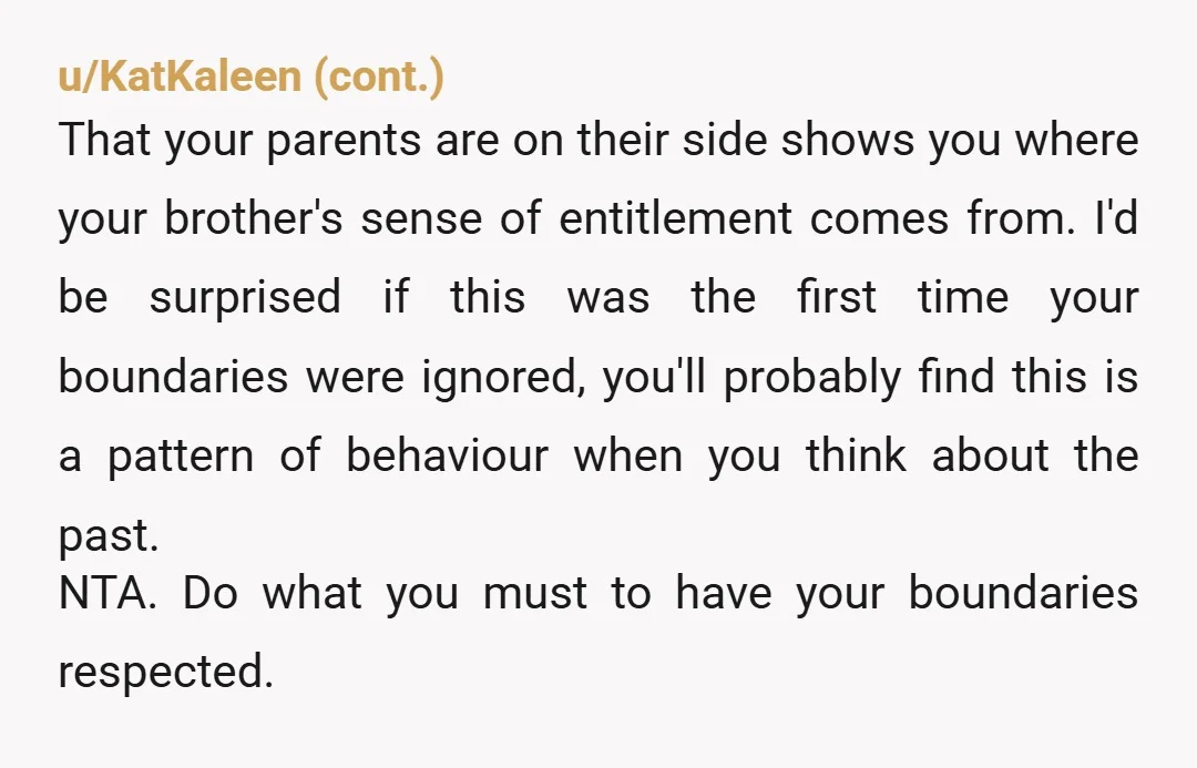 u/WhiskeyGummiBear NTA - I guarantee you they would have sued you if something had gone wrong. Protecting your peace and your property does not make you a jerk. Boundaries are...