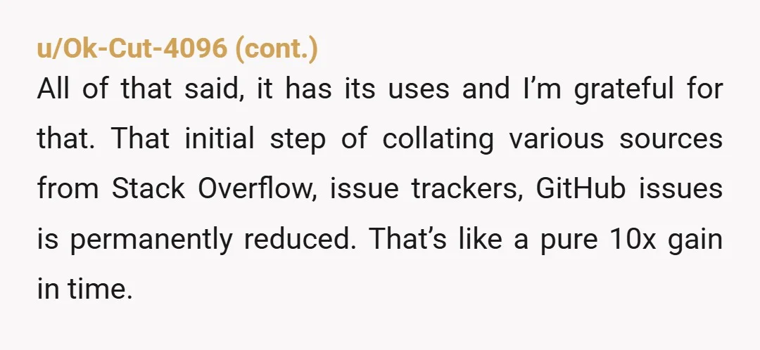 u/ojisan-X
Use AI for things you feel is taxing to you. If something goes wrong blame AI.