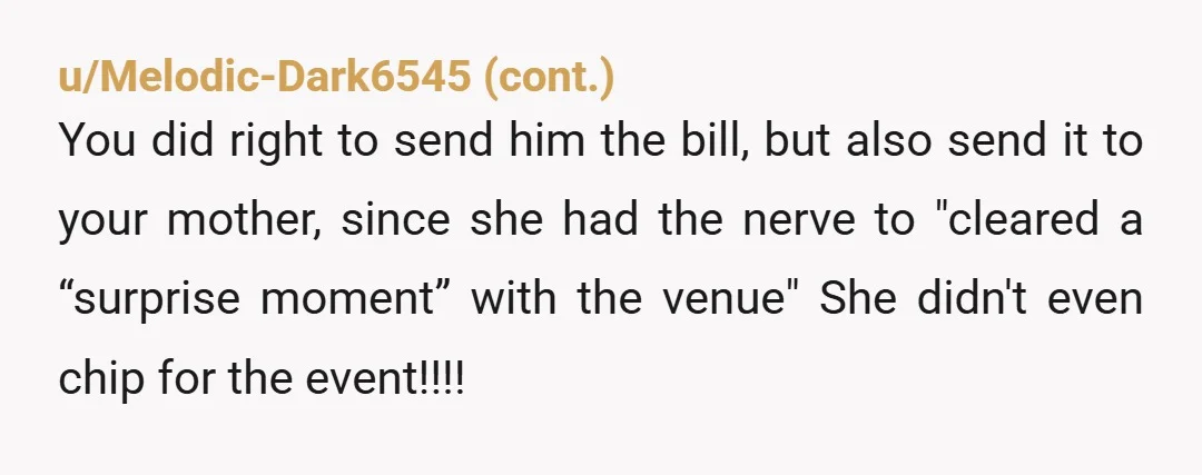 u/Necessary_Hat2595 Nta. Your mum and your brother sound very entitled and deserved to be called out for crossing a very clear boundary.