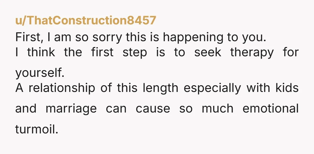 u/Mysterious_Win_2051 She sucks. She thinks the grass is greener but will be in for a rude awakening. If you leave her, she will learn her lesson. If you stay, she...