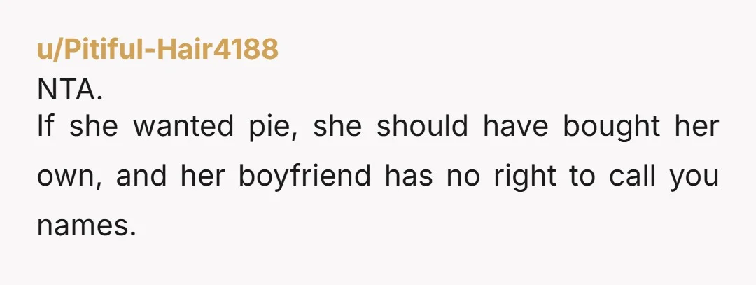 u/ScratchIll3353 Having been pregnant before, she can control what she wants to eat. The cravings don't turn people into bottomless pits for food. She is using being pregnant as an...