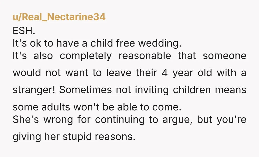 u/Additional_Day949 YTA: she was invited to the wedding and then uninvited. That is rude. You have also seriously damaged your relationship with your in-laws that may never recover. 