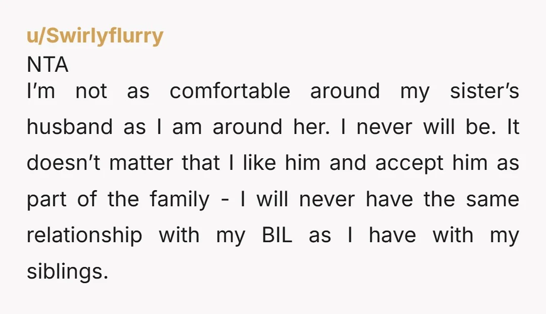 u/happybanana134
This is really the kind of thing your son should have explained before he married her.
I'd want the option of noping out of family clique.