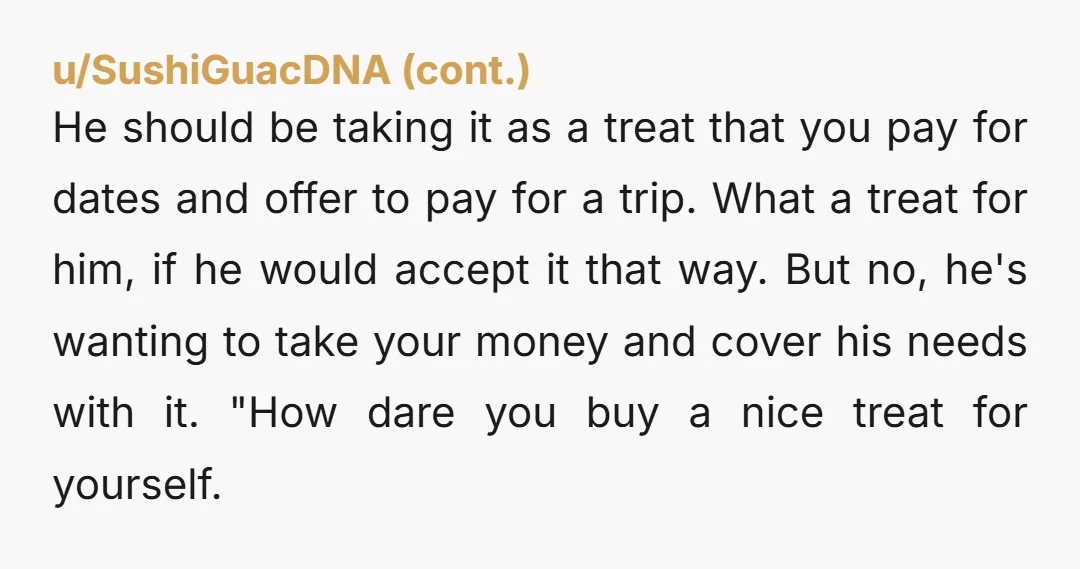 u/Zia-C NTA. You’re not selfish for spending your money however you like and his kids are not your responsibility, especially since you want to keep the relationship casual. But why...