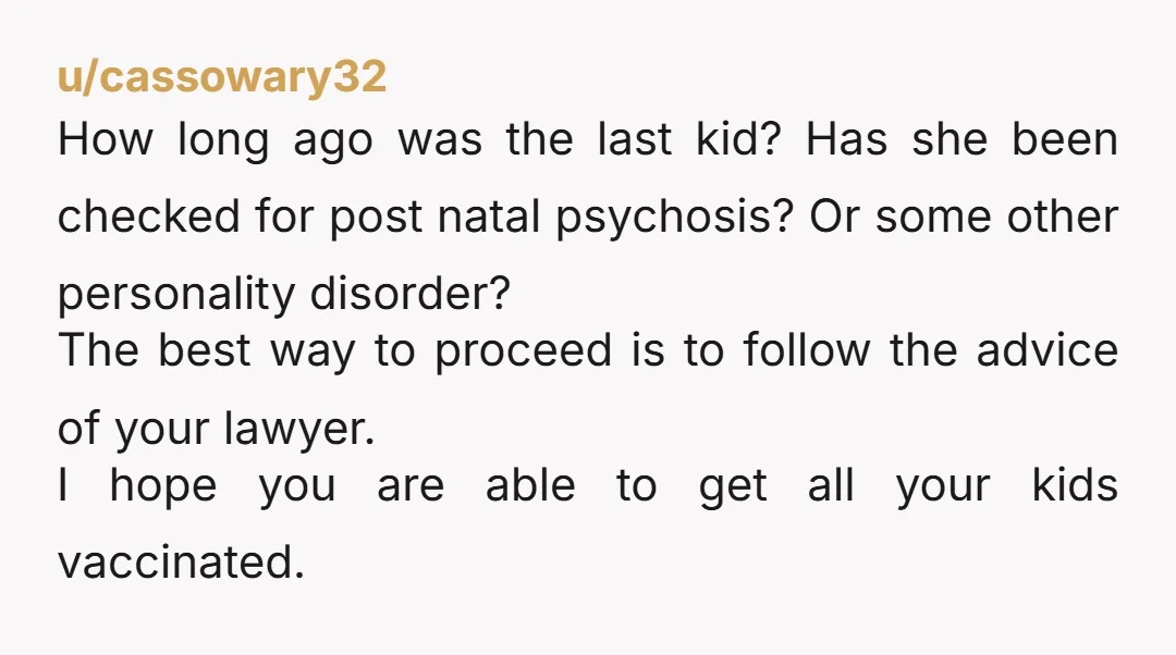 u/ddWolf_ I’m being completely serious here. She should probably have a brain scan. It’s not normal for people to have the much of a personality change, over ten years. There...