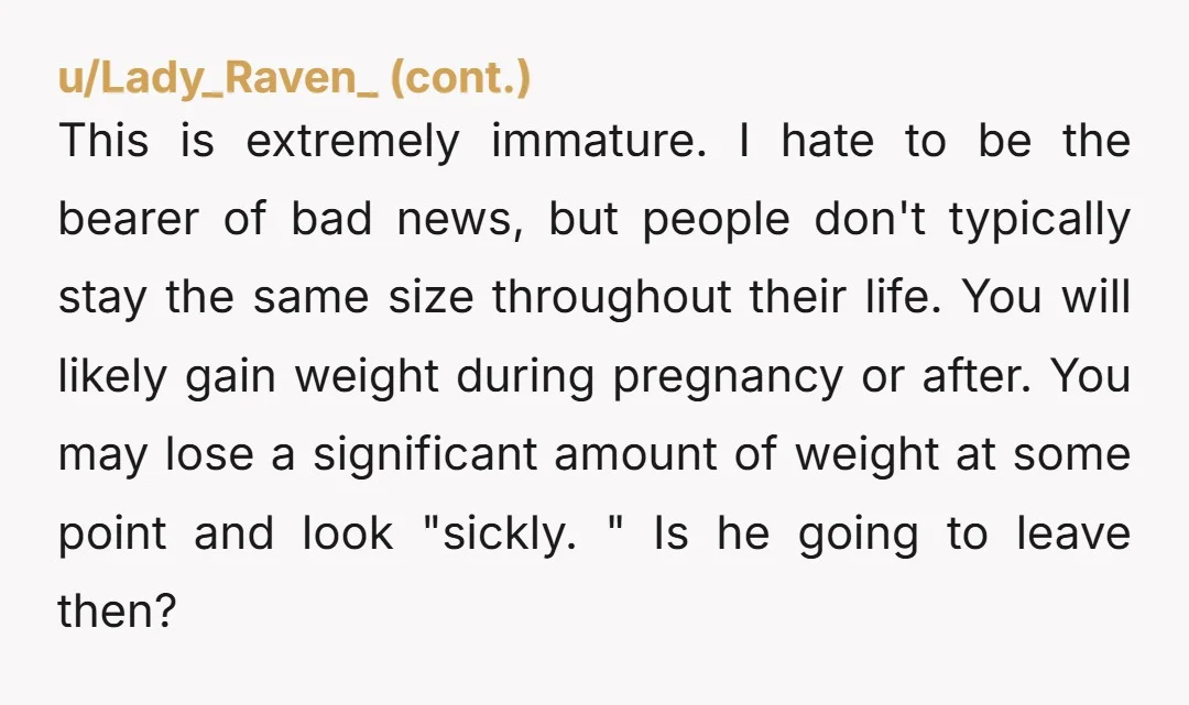 u/missqueenkawaii
Your partner doesn’t actually love you.
They love your appearance.
I’m sorry this is happening to you 💔
