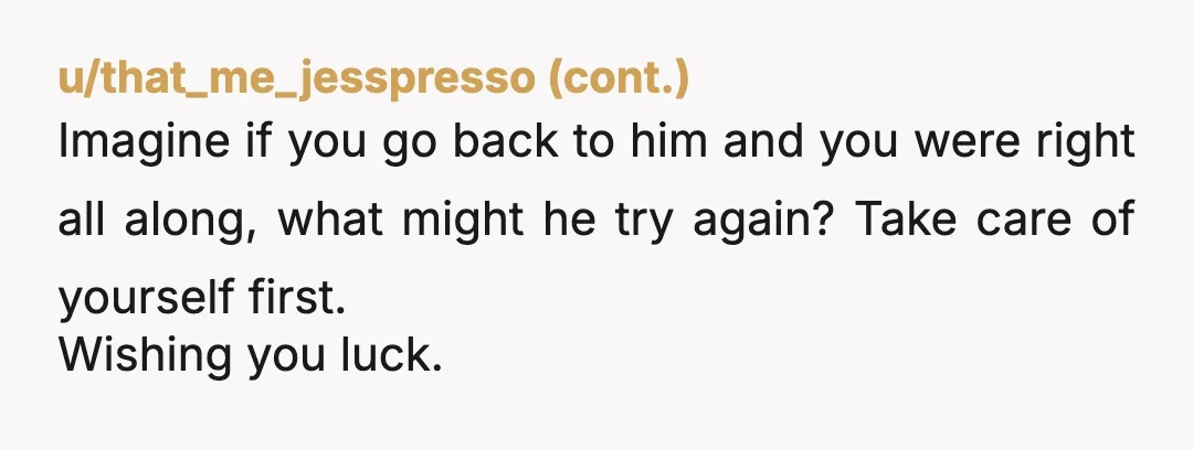 u/Dogwoman_woof
Oh, and change anything he is a beneficiary for, asap.