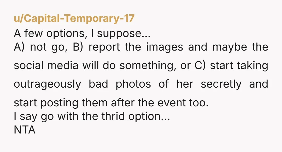 u/Hungry-Job-3198
If she keeps doing this then why do you keep going on trips together with her? Just don’t go🤷‍♂️
