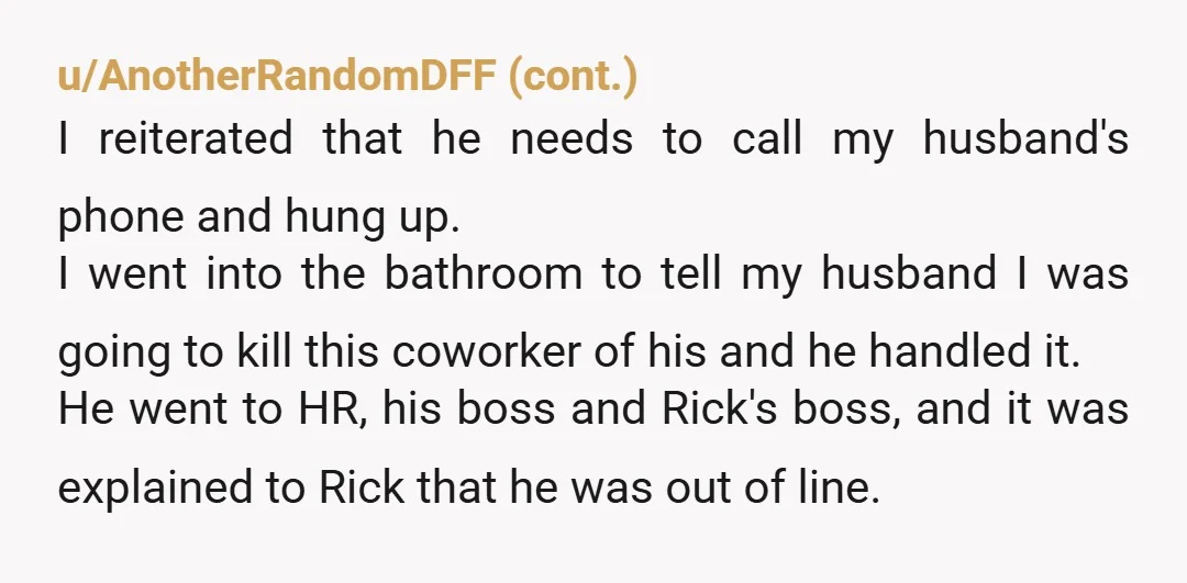 u/TroublesomeTurnip
Idk if you weren't on the clock, he has no right to hassle you or your wife.
NTA