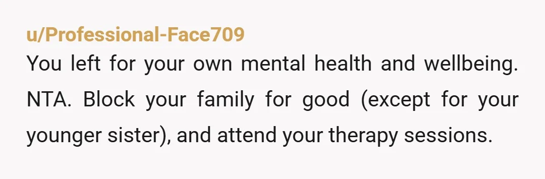 u/Status_Side_3338
She failed you as a mother and still can’t take accountability.