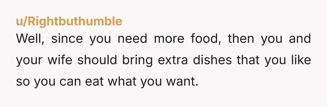 u/MKatieUltra
Maybe they're in a tight spot? Groceries are expensive.
I'd start bringing a side dish or something to add.