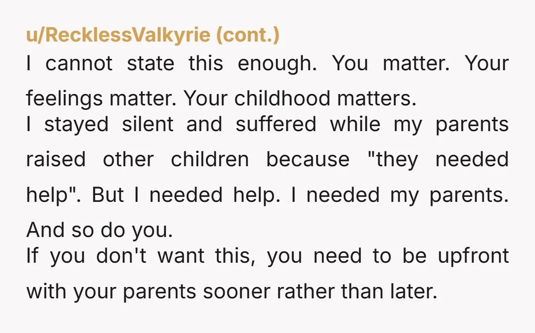 u/Pickle_Holiday18 Foster and bio mom here, NTA The last thing I want to do is create more trauma for my secure bio kid, so if a placement really isn’t working...