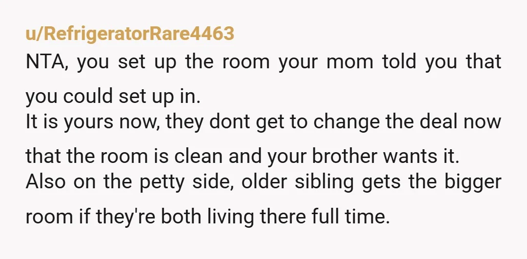 u/Current-Photo2857 Info: 1) Was this your childhood home? Are any of these rooms in the story someone’s previous bedroom? 2) Your “old room” is a storage space now? Did your...