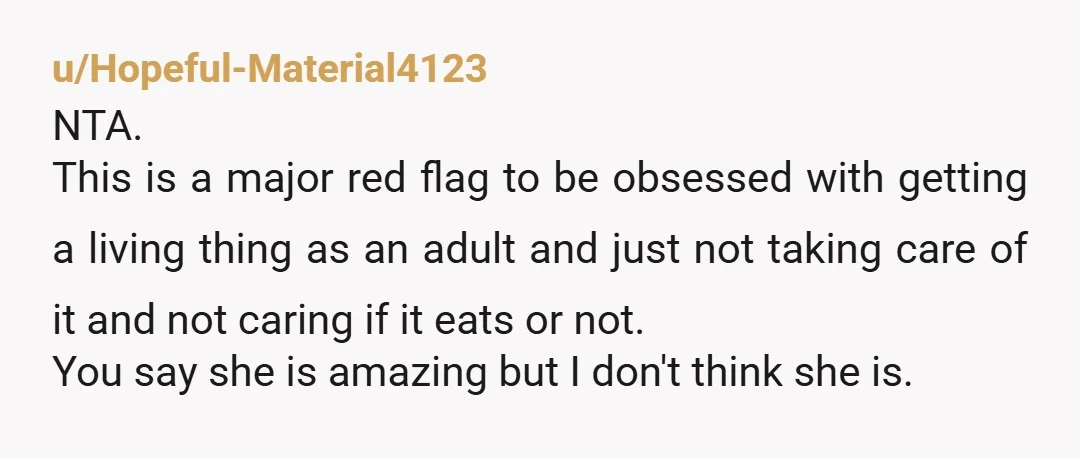 u/WorkingTension4442
…I’d honestly break up with someone over this NTA
Neglect isn’t cute