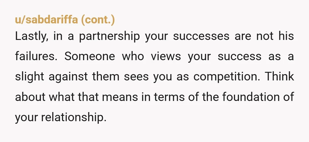u/Specialist-Ad2749 If he'll even talk about divorce, let alone actually consider divorce, over money than what else will he divorce you over in the future? If you get sick? If...