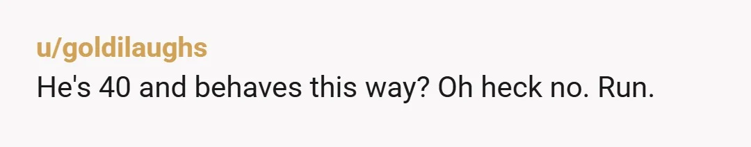 u/WeeklyConversation8
Run.
This is just the beginning of him physically abusing you.
He threw his bag at your face.
You were hurt physically and emotionally.