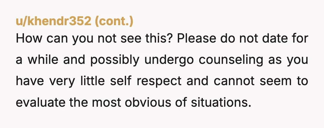 u/Trick-Being1539 If this isn’t a creative writing exercise NTA Do not communicate with him at any point again, he is a narcissist and will hoover you back up Spend your...