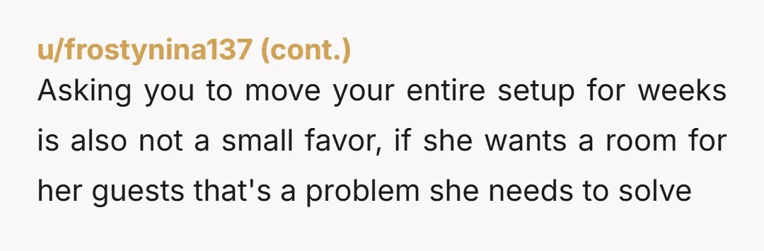 u/koi_koneessa NTA. You're paying for the space, it's your space. Full stop. The basement could be a nice retreat for guests. Or for Charlie, so her guests can have HER...