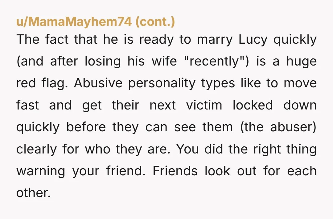 u/flowerybutterfly96 He should prove he has changed before trying to get i to another relationship. Like get a job, therapy, tell people up front of his history. He didn't do...