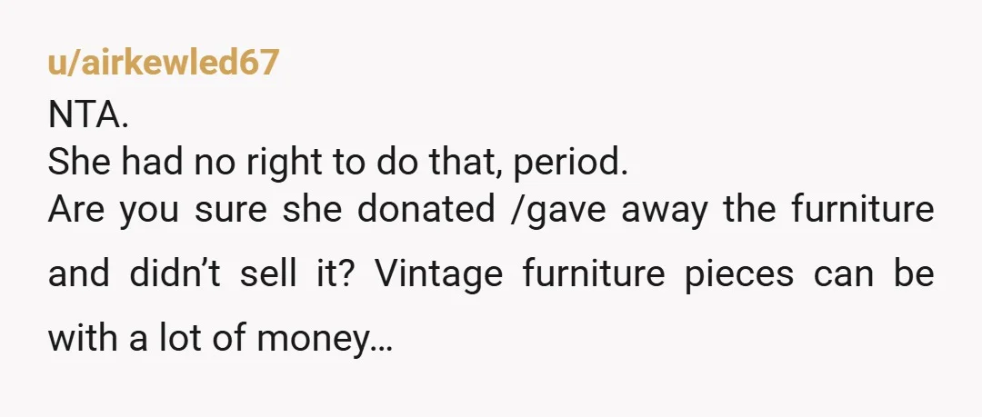 u/vaisatriani
NTA.
Time for scorched earth.  File a police report immediately and get that stuff back.