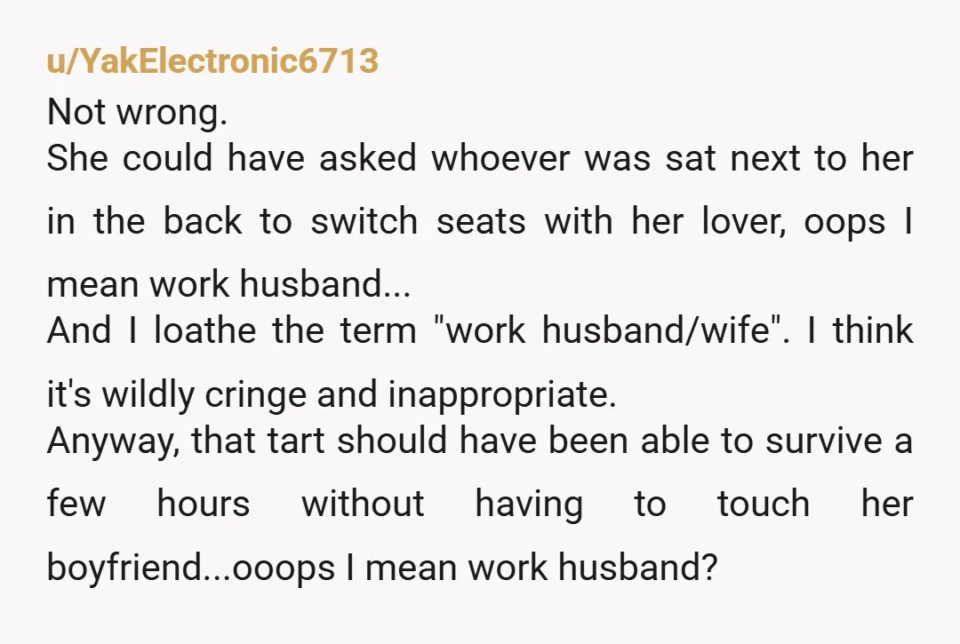 u/Feeling-Fab-U-Lus
Why didn’t her “work husband” move back to be near her? Does “work husband” have a wife?