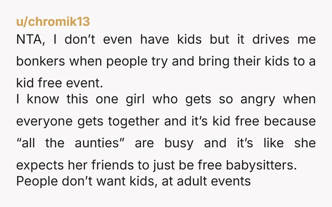 u/crotchgobbling NTA. I'd really like to know what Couple C did to nuke their entire support system, because that's what this sounds like to me. They're upset that they have...