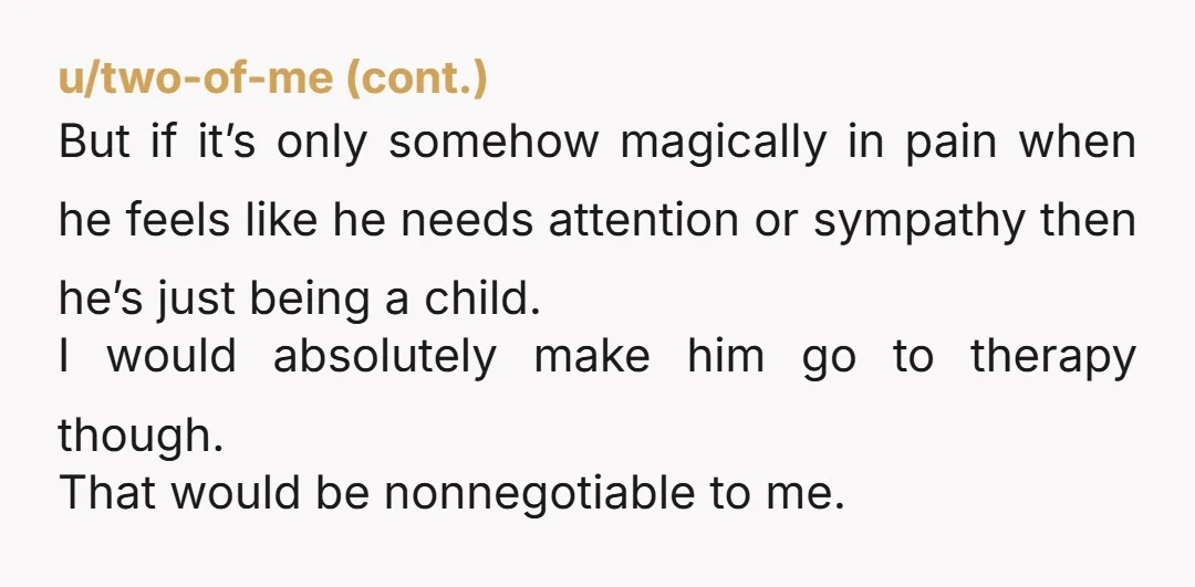 u/Leather-Map-8138 “When I met you you acted like a four year old. You should be at least nine by now.”