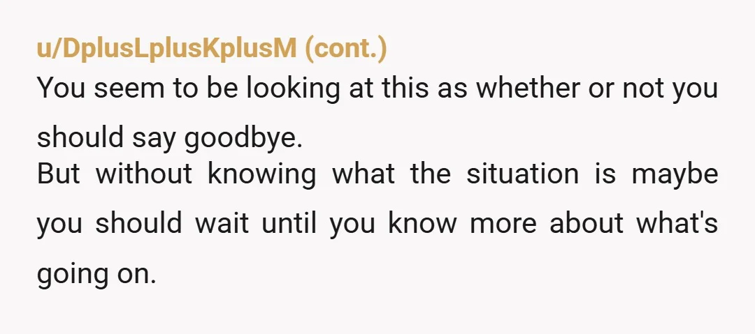 u/Hungry_Advance_8074 You don’t owe emotion on command. Sometimes people grieve the parent they never had more than the one who exists. If reaching out would be genuine, do it. If...
