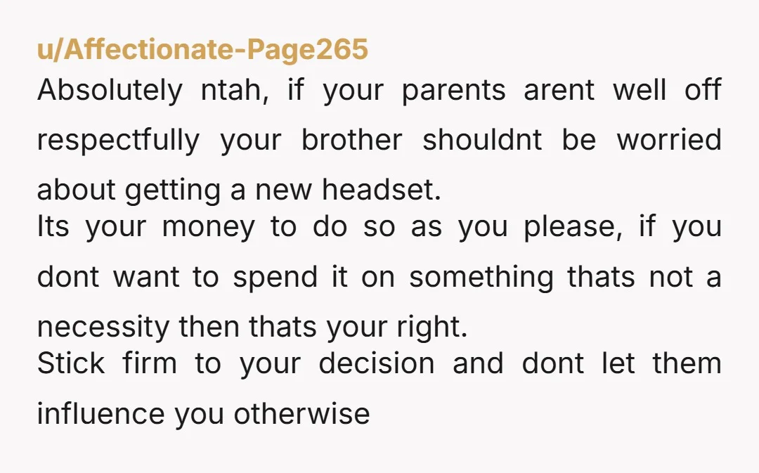u/Impressive-Rock-2279 NTA. Time to stop talking about your earnings with your family (& friends too for that matter). If someone asks you outright what you earn & you don’t feel...