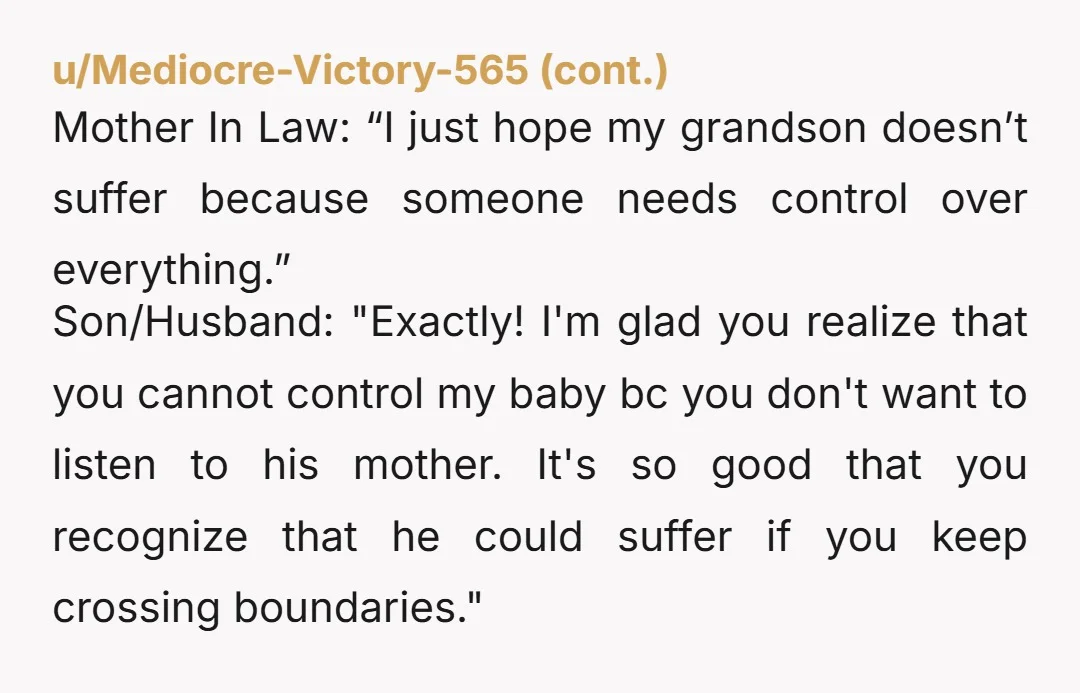 u/solomons-mom The free housing is coming at a price you were not expecting. This is for your husband to work out. ESH.