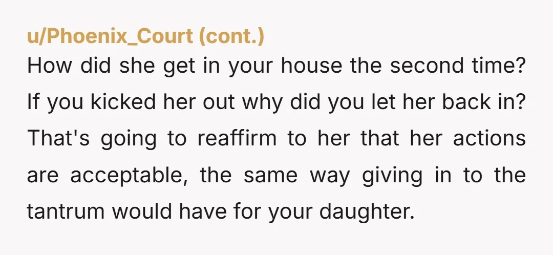 u/Maximum-Ear1745 NTA, but maybe it’s time to step back from having your mother so involved with your daughter. She does not agree with your parenting style, and she will continue...