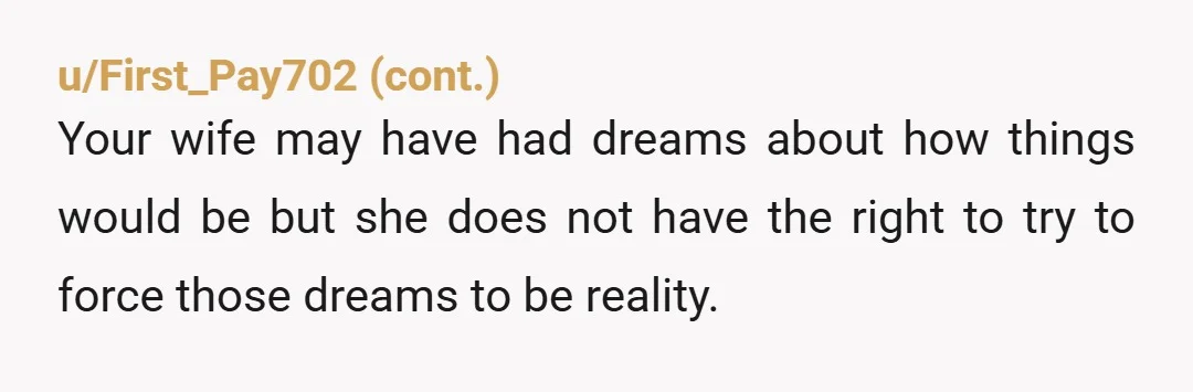 u/zcewaunt
NTA at all, you sound like a wonderful Dad.