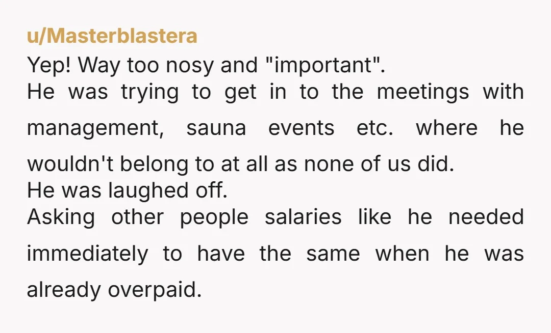 u/MissLynae I mean, I like her. How long exactly are new employees supposed to feel “othered”?