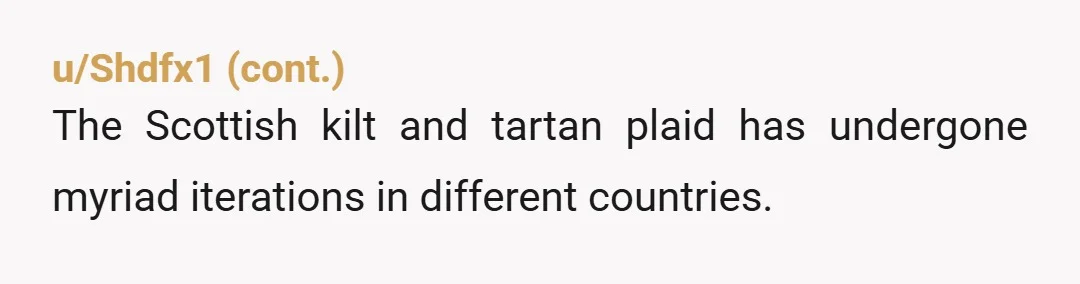 u/JFCMFRR
Colonizer.
LOL.
Pretty sure the colonizers throughout history didn't appropriate from the local culture, they imposed on it.
Your friend is ignorant and, frankly, sounds racist.