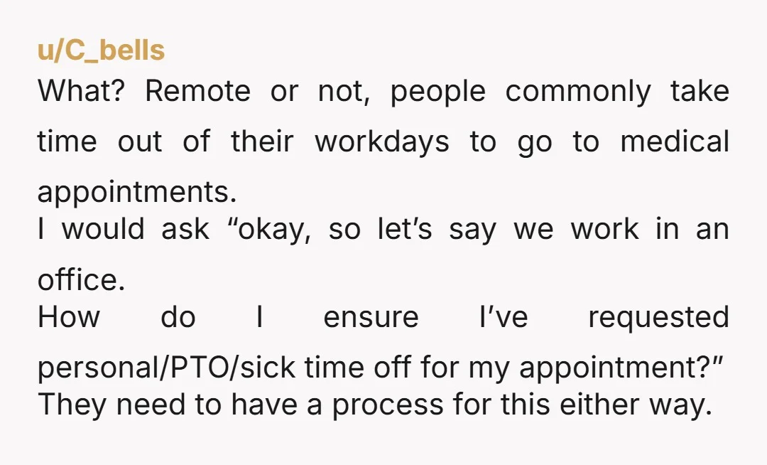 u/Embarrassed_Flan_869 I assume bot but on the slight chance you aren't... This is completely on you. Just because you had nothing to do/blocked off your calendar, doesn't mean it is...