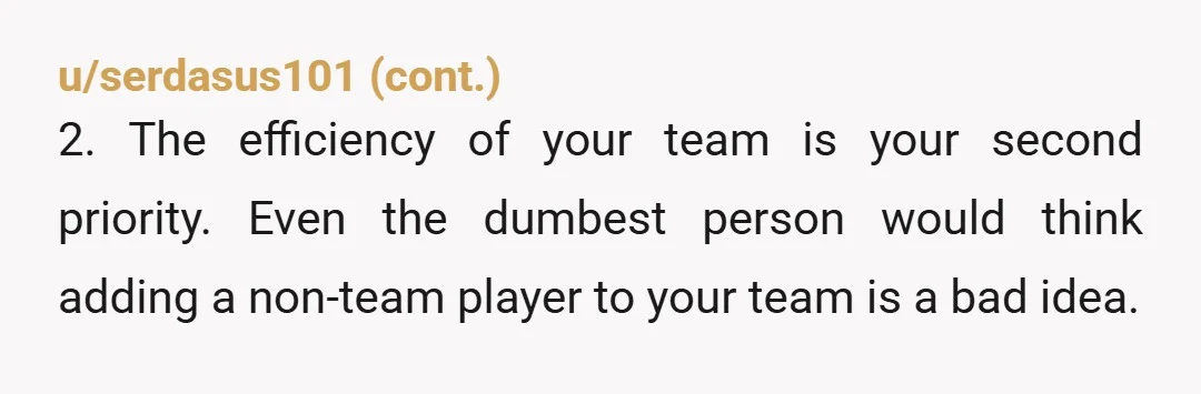 u/BoysenberryKind5599 YTA. How can you give someone a second chance if they don't know it's a second chance? As a manager you should have communicated why she was moved and...