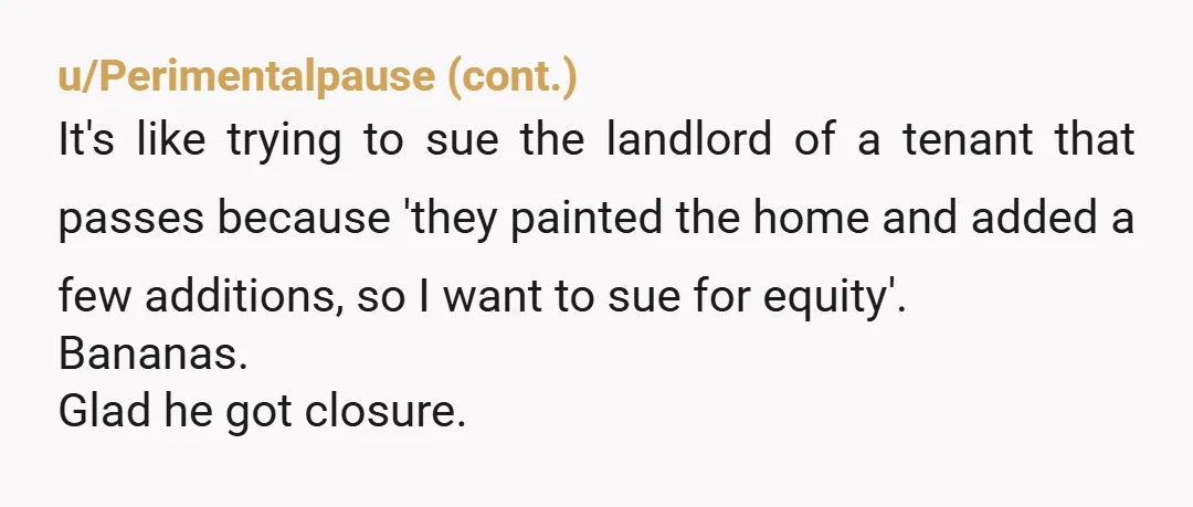 The attorney then got on the phone with me personally to let me know that the response they received from her attorney stated that she would not be pursue any...
